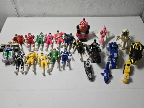 Vintage 90s Bandai Power Rangers Flip Head & McDonalds Happy Meal Power Rangers!
