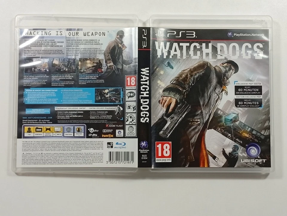 WATCH DOGS EDITION SPECIALE SONY PLAYSTATION 3 (PS3) FR OCCASION - Photo 2/4