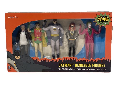 Batman Classic '66 TV Series Bendable Figure Set Loot Crate DX DC Comics - Bild 1 von 4