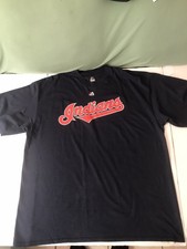 CLEVELAND INDIANS EDWIN ENCARNACION #10 T-Shirt Adult Size 2XL Majestic,blue
