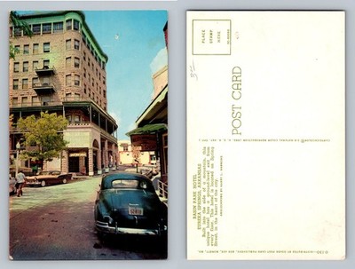 Eureka Springs, AR-Arkansas, Basin Park Hotel Historic Building Vintage Postcard