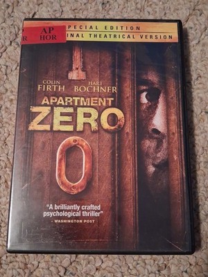 RARE! OOP! Apartment Zero Special Edition DVD (1988) Theatrical Colin Firth