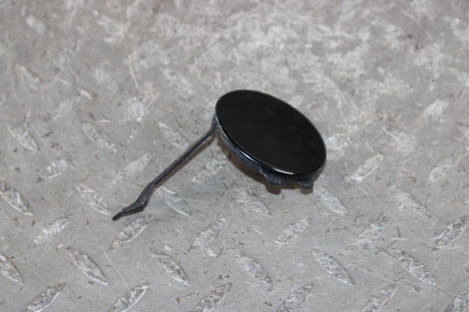 13-18 Flying Spur Black Front Bumper Tow Recovery Hook Cover Panel OEM Factory