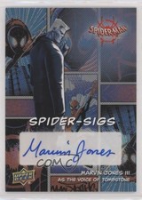 2022 Marvel Spider-Man: Into the Spider-Verse Action Marvin Jones III Auto 0c3