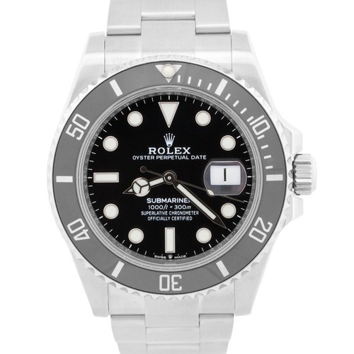 2021 PAPERS Rolex Submariner Date BLACK Ceramic Stainless 41mm...