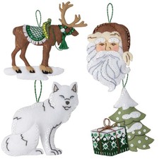Bucilla  Nordic Noel Felt  Sequin Kit