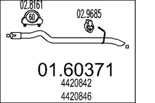 Pot d'échappement Ford TOURNEO CONNECT