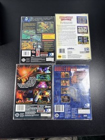 Sega Saturn MK-80000 Video Game Console Bundle with 2 Controllers (4) Games