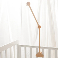 Baby Crib Mobile Arm,Hbm Wooden Mobile Arm for Crib Mobile Hanger for Crib Baby