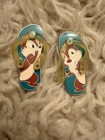 2009 Disney Trading Pin set featuring Chip and Dale on miniature flip-flops — photo 1