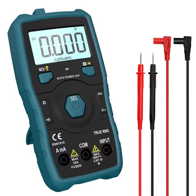 Digital Multimeter Auto-Ranging Voltmeter 6000 Counts TRMS Smart Electrical Test