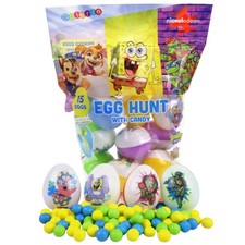 Nickelodeon Candy Filled Easter Eggs, Spongebob, Paw, and TMNT, 20.9042 cm