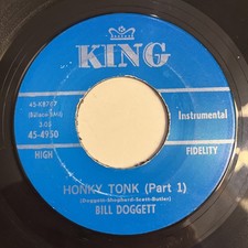 Bill Doggett   Honky Tonk KING 45 45-4950 R B Funk Soul Classic vg 