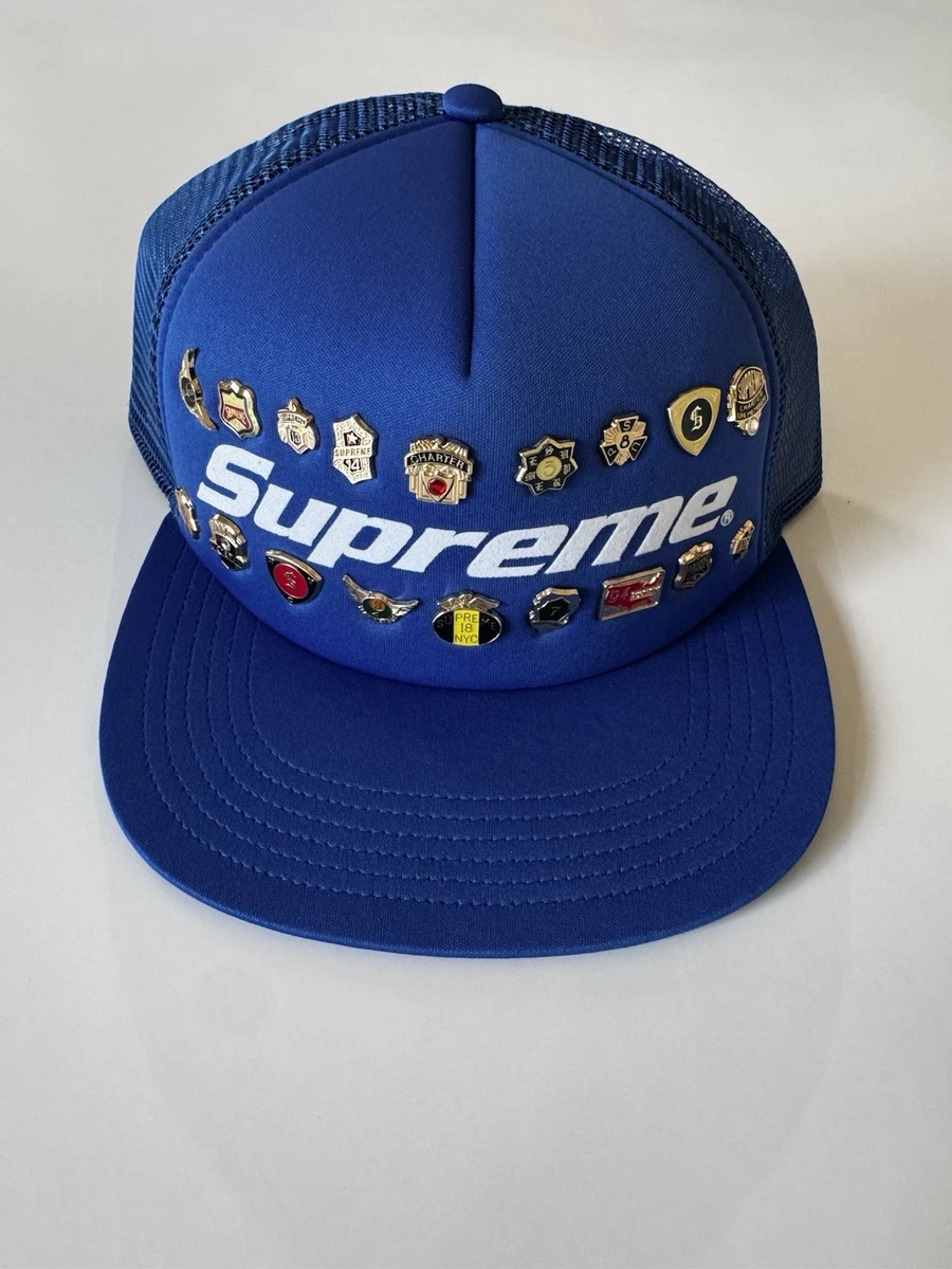 Supreme Pins Mesh Back 5-panel Blue SS26 IN HAND SHIPS ASAP!!! | eBay