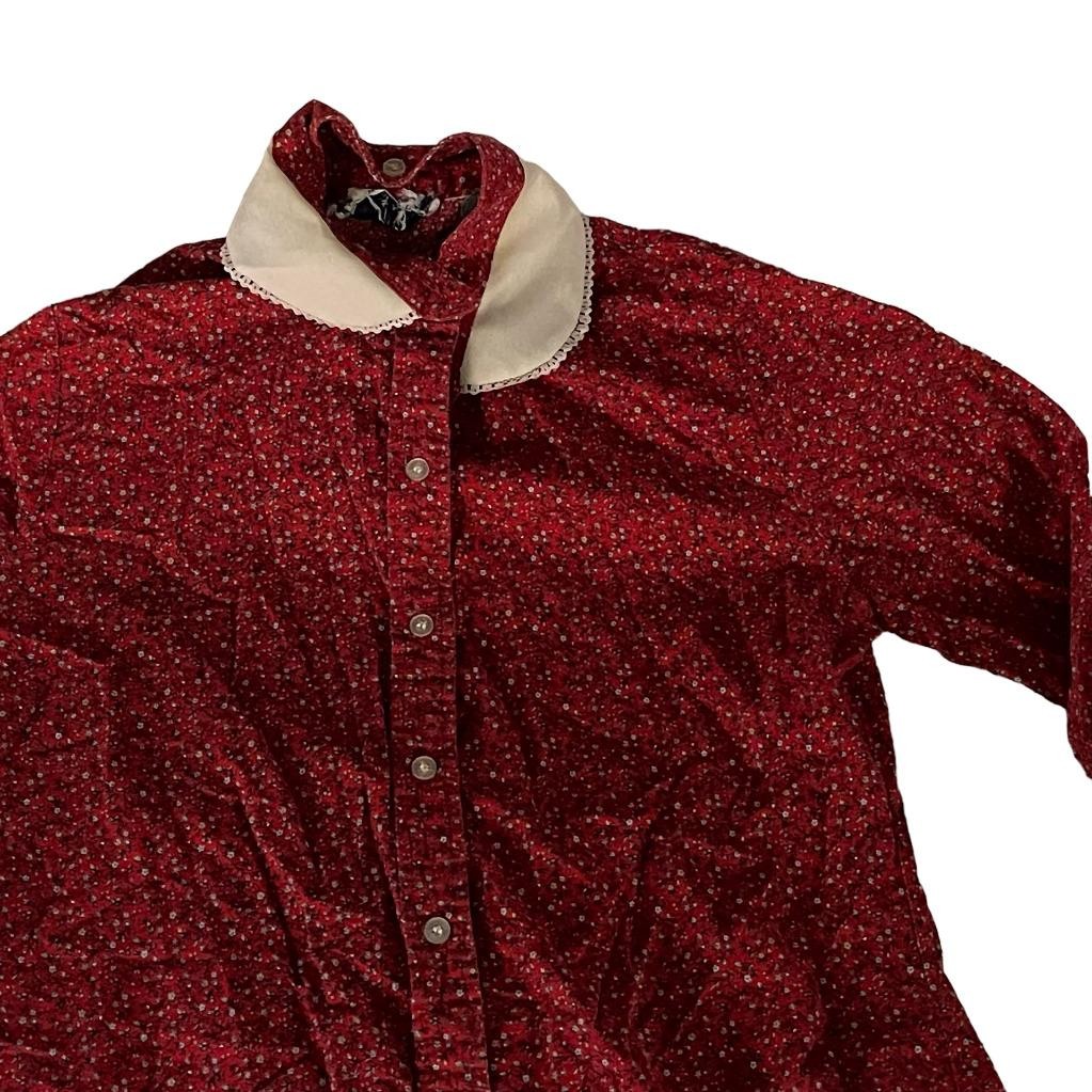 Firecracker Button Down Floral Pattern Frocked 19… - image 2