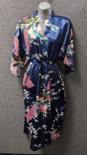 My Dress Room Satin Kimono Robe Floral UK 12-14 LN061 JJ 10