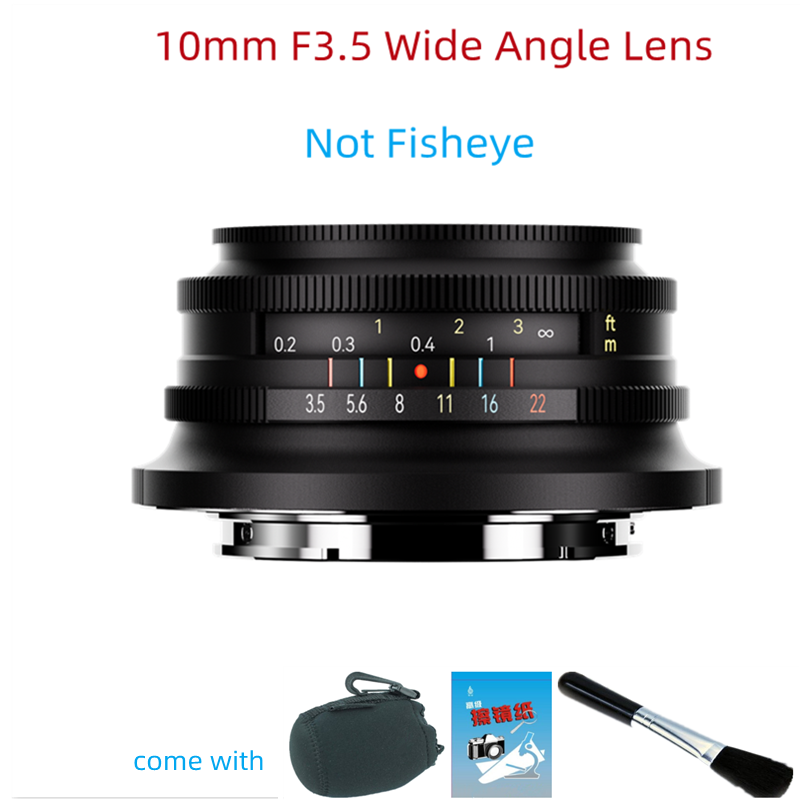 7artisans 10mm Ultra Wide Angle Lens for fujifilm X XF mount