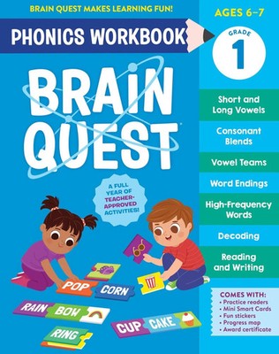Brain Quest Phonics Workbook: Grade 1 | Englisch | Taschenbuch | 2025