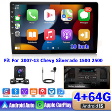 10.1 Car Radio For 2007-13 Chevy Silverado 1500 2500 Android Carplay Gps Stereo 10.1 Car Radio For 2007-13 Chevy Silverado 1500 2500 Android Carplay Gps Stereo