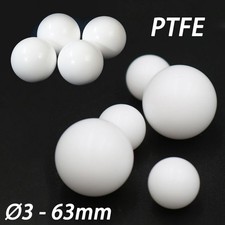 &Oslash;3mm-63mm Wei&szlig; PTFE Kugeln PTFE Ball Membranpumpen Dichtungskugeln Ventilkugeln
