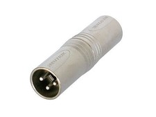 Neutrik NA3MM 3 Pole XLR Male to 3 Pin XLR male Adaptor Converter Gender Changer