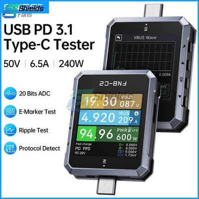 FNIRSI FNB-C2 Multifunction USB Tester Charging Doctor Current Voltage Power