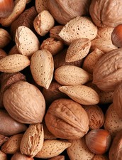 Premium Mixed Nuts in Shell, 2 Pound Bag, California Jumbo Chandler Walnuts, ...