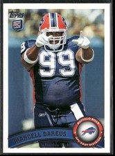 Marcell Dareus 2011 Topps #256 RC Buffalo Bills