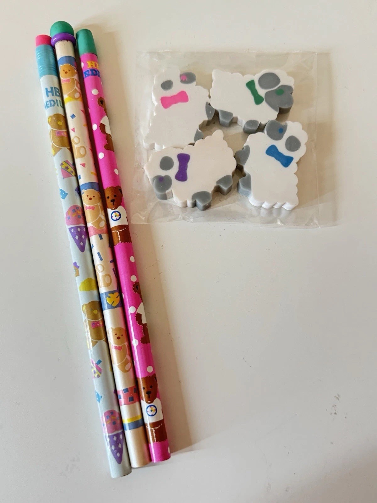 S And Lamb Erasers