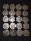 90% Silver Dimes Lot Of 20, 1946-1964 Philadelphia And Denver Mint Marks