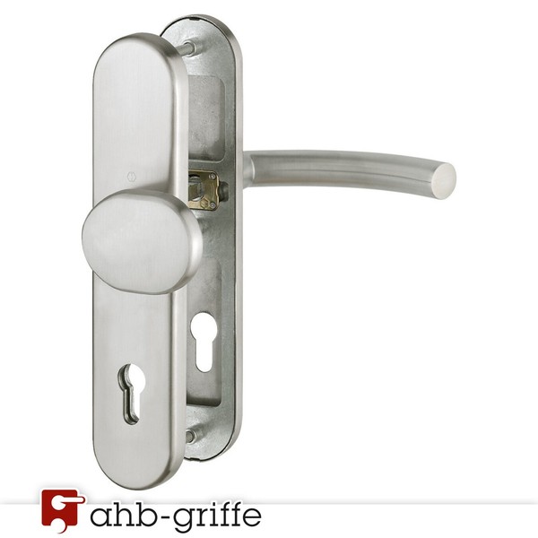 Hoppe Schutzbeschlag Trondheim 10/92 Edelstahl Matt F69 Wechsel-/Schutzgarnitur-image