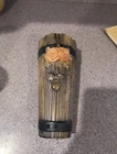 Vintage Antique Weller Pottery Wood Rose Wall Pocket Vase