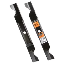 2 Blade Set for 46 In. Cut Craftsman, Husqvarna, Poulan Mowers, Replaces OEM Num