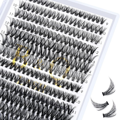 Wimperncluster 30D+40D-C-9-15MIX B&Q Lash Individual Lashes 280 Cluster 20D 30D 