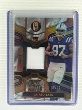 2024 Panini Gold Standard Laiatu Latu #NNM-LLU Newly Minted RC Patch /75, Colts