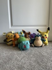 Pokemon Plush Toys 6-inch by Tomy Lot of 8