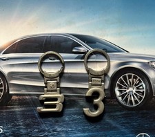 Zwei Original BMW Schl�sselanh�nger Keychain 3er E30 E36 E46 E90