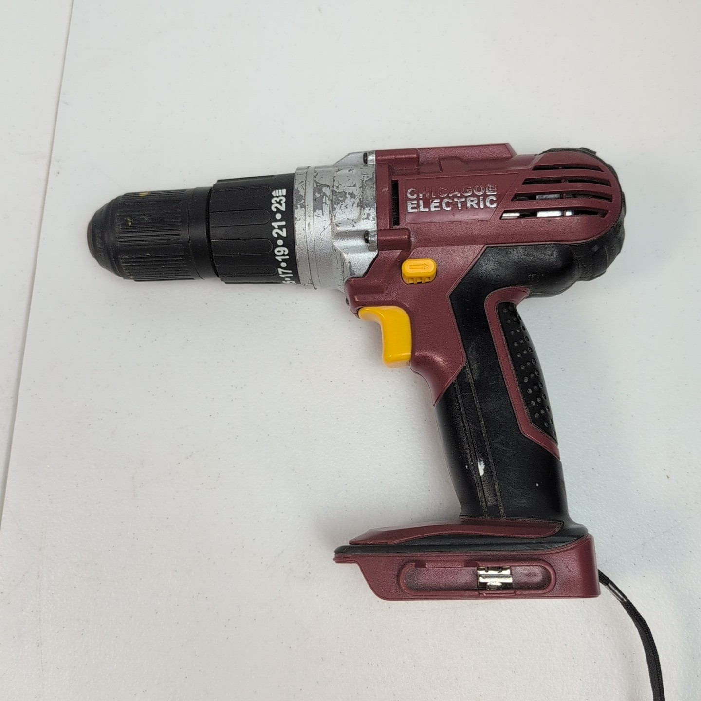 Chicago Electric Drill Driver 18 Volt Cordless 1/2" 68850 TO