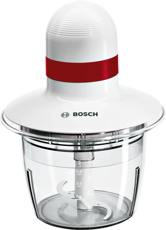 Frullatore Tritatutto Elettrico BOSCH 400 Watt 2 Lame 1 Velocità Plastica, fotografia 5 di 8