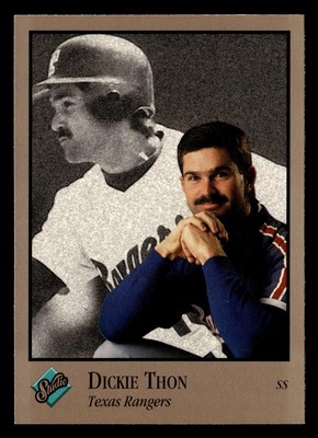 Dickie Thon 1992 Studio #250 Texas Rangers BASEBALL *104