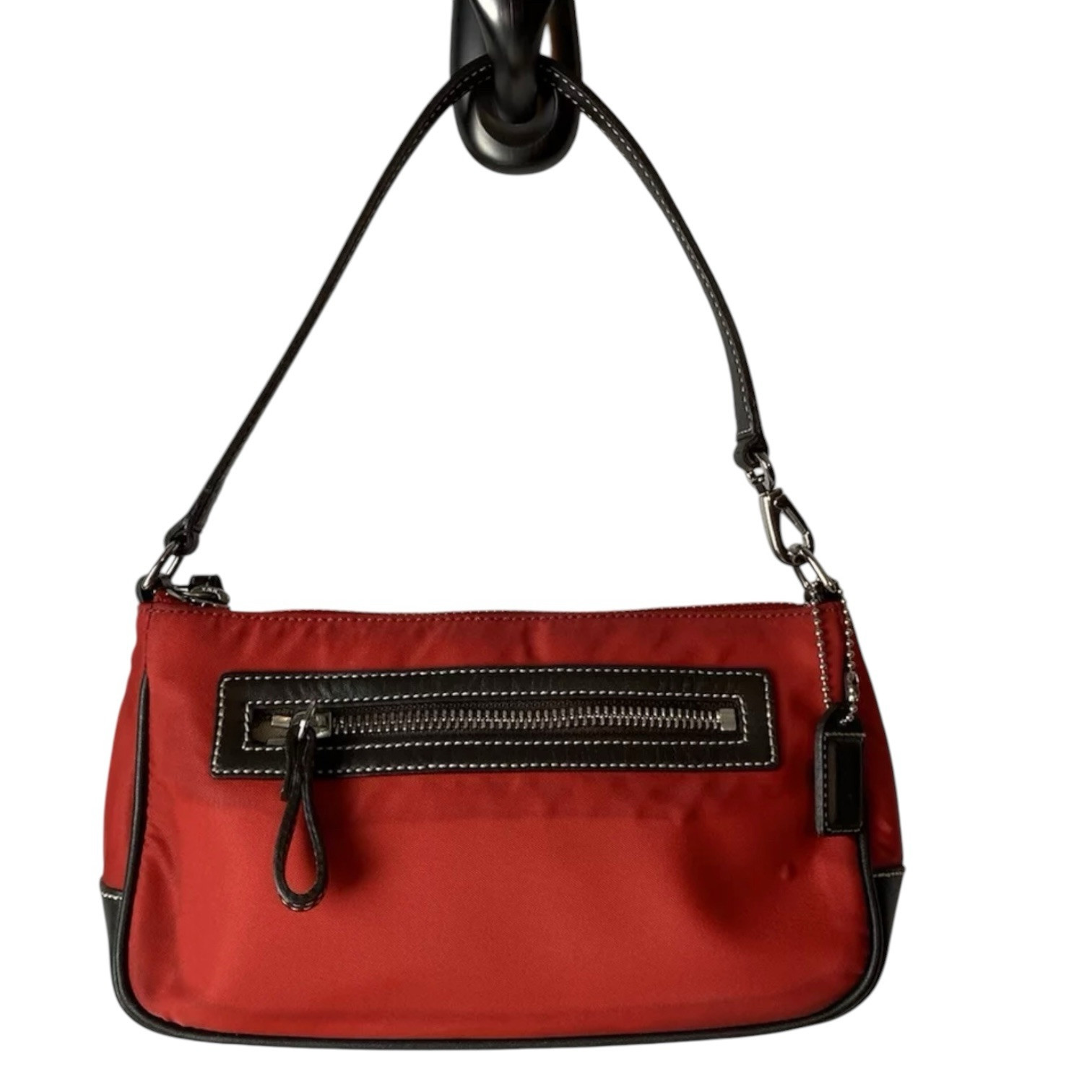 coach women’s small nylon zip closure Shoulder Bags handbags Y2K-image