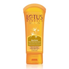 Lotus Herbals Safe Sun Detan After Sun FacePack - 100G