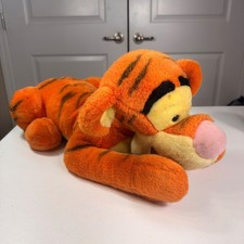 Disney Tigger Plush Stuffed Animal Laying Down Large Vintage 22 Inch