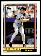 1992 Topps Gary Varsho Pittsburgh Pirates #122