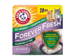 ARM  HAMMER Forever Fresh Clumping Cat Litter, Lavender Essential Oils, Multi-C