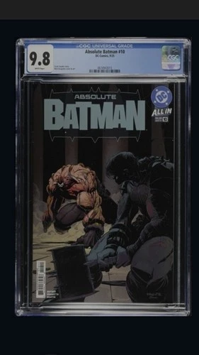 Absolute Batman #10 CGC 9.8 Grade Cover A 1st Print Nick Dragotta Bane Origin