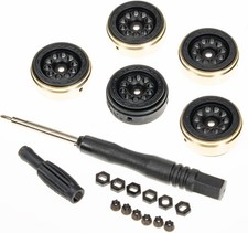 19mm 0.7 Resin Beadlock Wheels For 130 Scx30 132 Ascent-32 Brass Inner Cla 19mm 0.7 Resin Beadlock Wheels For 130 Scx30 132 Ascent-32 Brass Inner Cla
