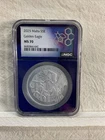 2025 Malta Golden Eagle 1 oz .999 Silver NGC MS70 Purple Core