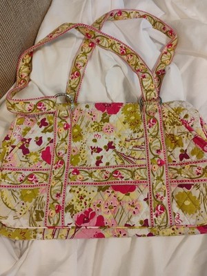 VERA BRADLEY Make Me Blush Double Handle Zip Tote B2