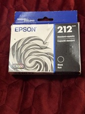 Epson 212 Black Ink Cartridge T212120 Genuine OEM NIB Exp 1/29